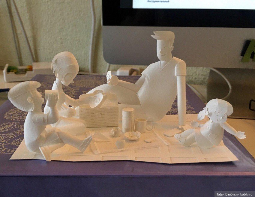 Бумажные работы - "Тоже люди" (фото 3)