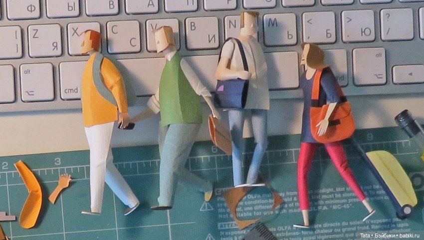 Бумажные работы - "Тоже люди" (фото 9)