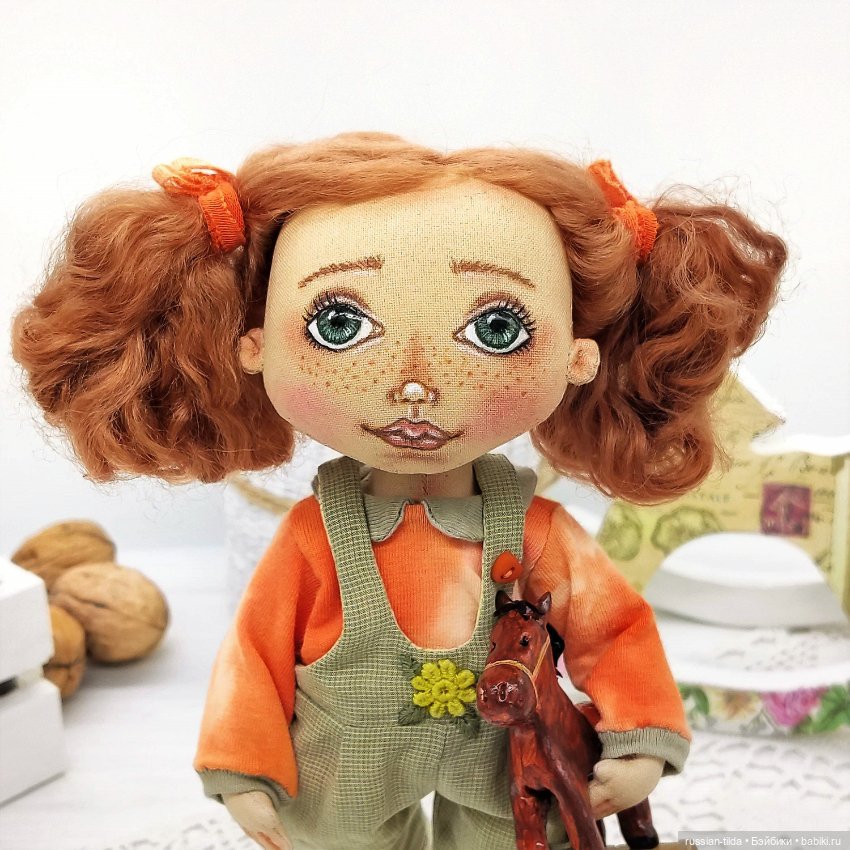 Я люблю свою лошадку — Авторские текстильные куклы: Вальдорфские (фото 6)