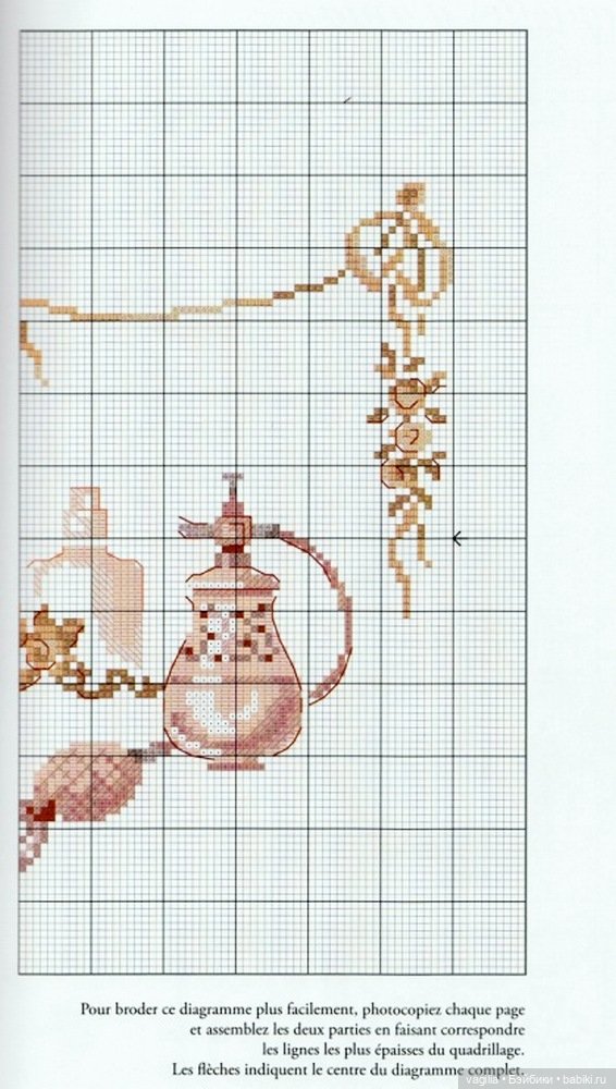 Французская вышивка 2 — Схемы вышивки крестом: фото узоров