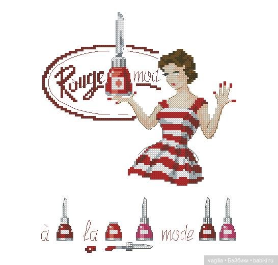 Французская вышивка 2 — Схемы вышивки крестом: фото узоров