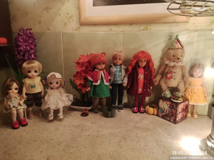 Осень моих мини кукол — Коллекционные куклы разных авторов (Разное): редкие бренды