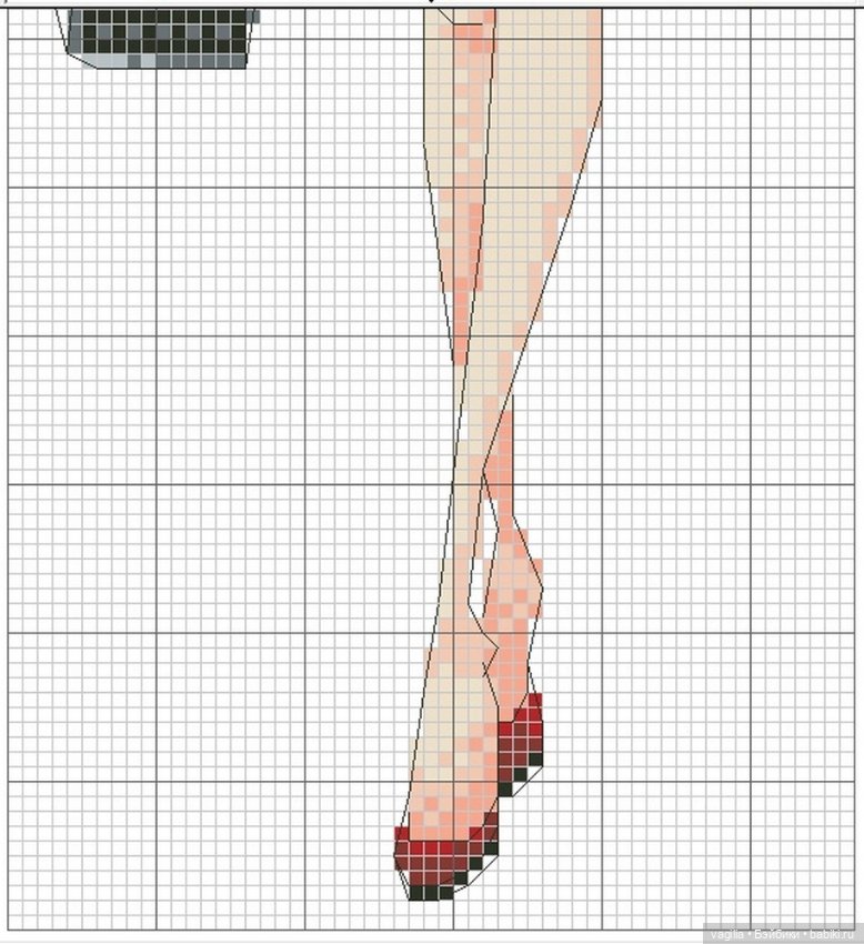 Дамы, девушки крестиком — Схемы вышивки крестом: фото узоров
