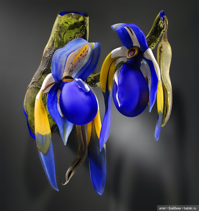 Стеклянные цветы от Деборы Мур (Debora Moore) (фото 2)