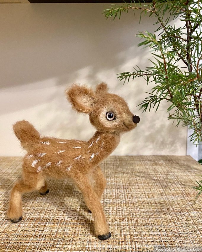 Олененок — Вязаные игрушки и амигуруми: крючком (фото 3)