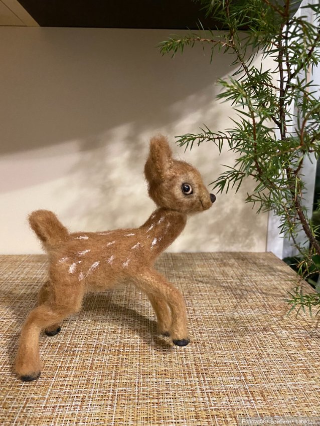 Олененок — Вязаные игрушки и амигуруми: крючком