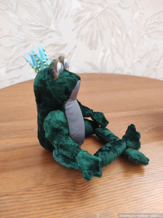 The frog — Авторские текстильные куклы: Вальдорфские (фото 6)