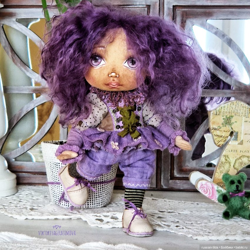 Почему Лавандовый — Авторские текстильные куклы: Вальдорфские (фото 3)