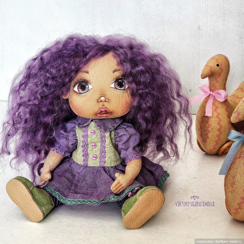 Почему Лавандовый — Авторские текстильные куклы: Вальдорфские (фото 7)
