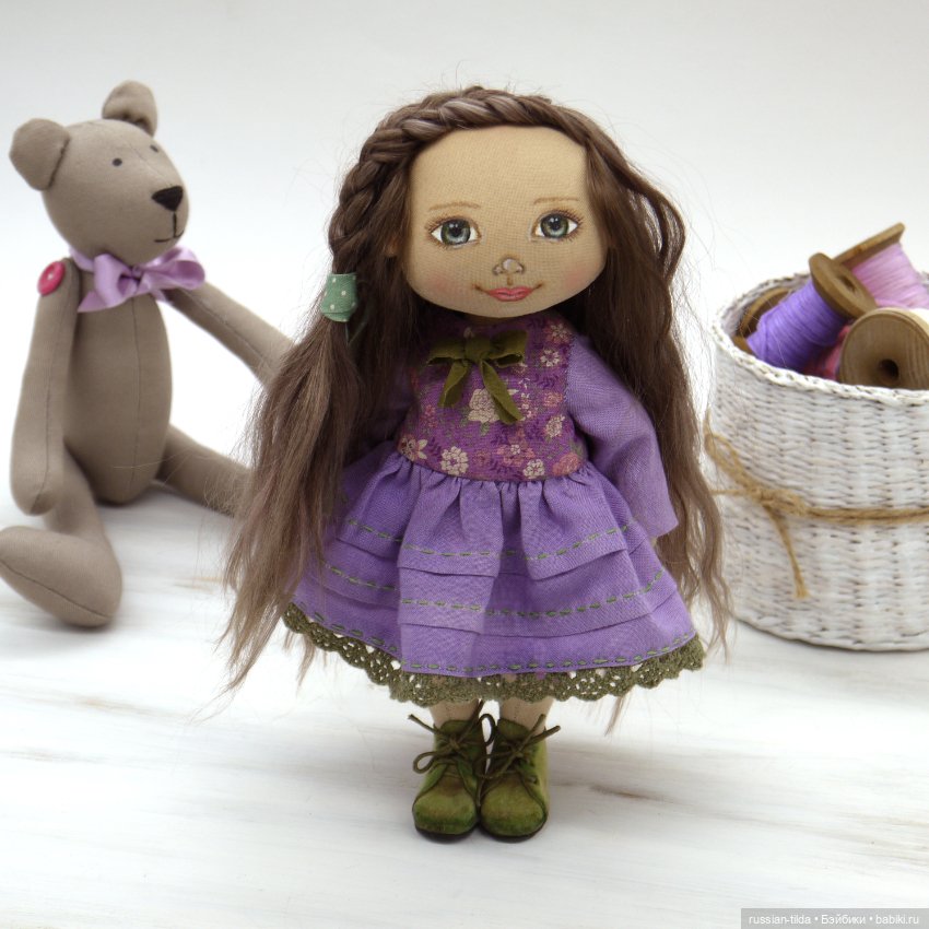 Почему Лавандовый — Авторские текстильные куклы: Вальдорфские