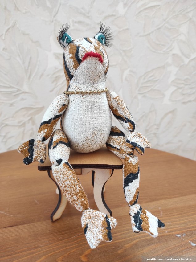 The frog — Авторские текстильные куклы: Вальдорфские