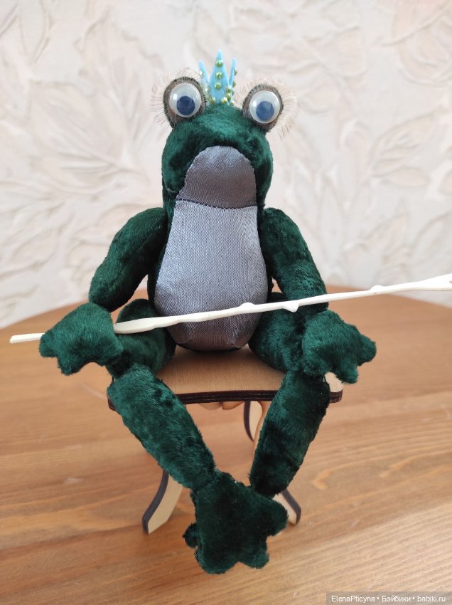 The frog — Авторские текстильные куклы: Вальдорфские (фото 4)