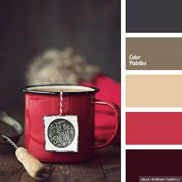 Сочетание цветов. Малиновый и (фото 5)