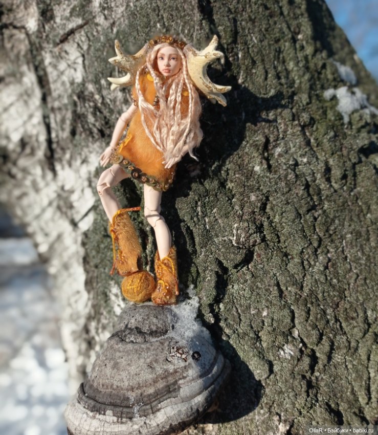 Дюймовочка в этническом образе