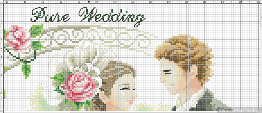 И ещё девушки и дамы — Схемы вышивки крестом: фото узоров (фото 8)