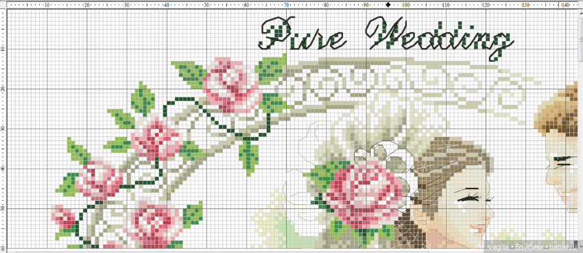 И ещё девушки и дамы — Схемы вышивки крестом: фото узоров (фото 2)