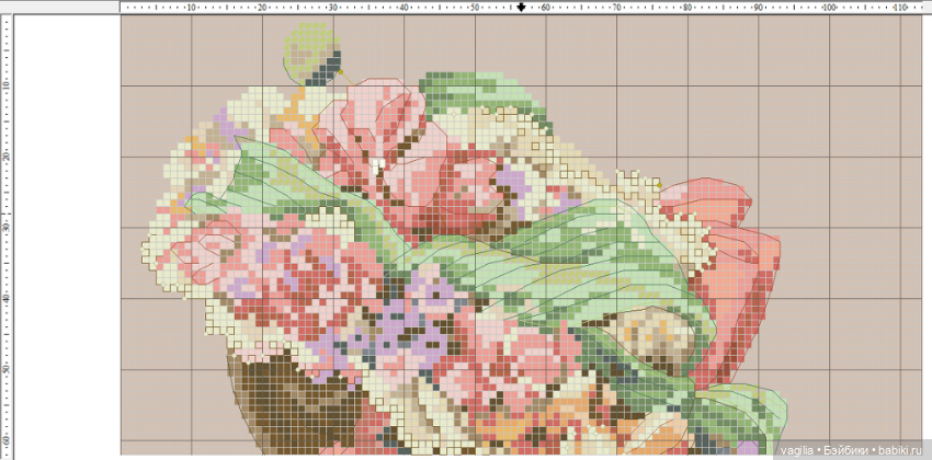 И ещё девушки и дамы — Схемы вышивки крестом: фото узоров