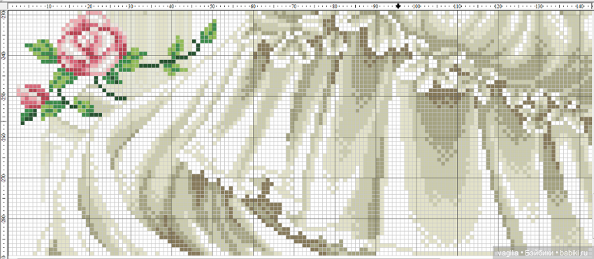 И ещё девушки и дамы — Схемы вышивки крестом: фото узоров (фото 6)
