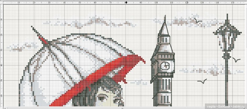 И ещё девушки и дамы — Схемы вышивки крестом: фото узоров