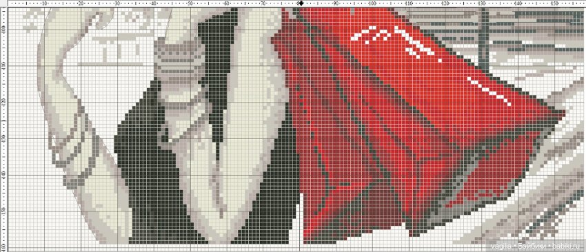 И ещё девушки и дамы — Схемы вышивки крестом: фото узоров