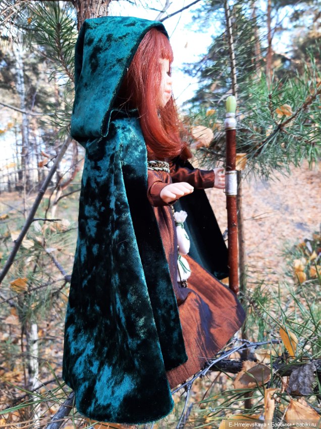 Моя кукольная нечисть. № 2 Лесная ведьма и Черная ведьма (фото 8)