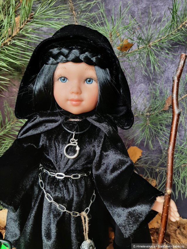 Моя кукольная нечисть. № 2 Лесная ведьма и Черная ведьма (фото 3)