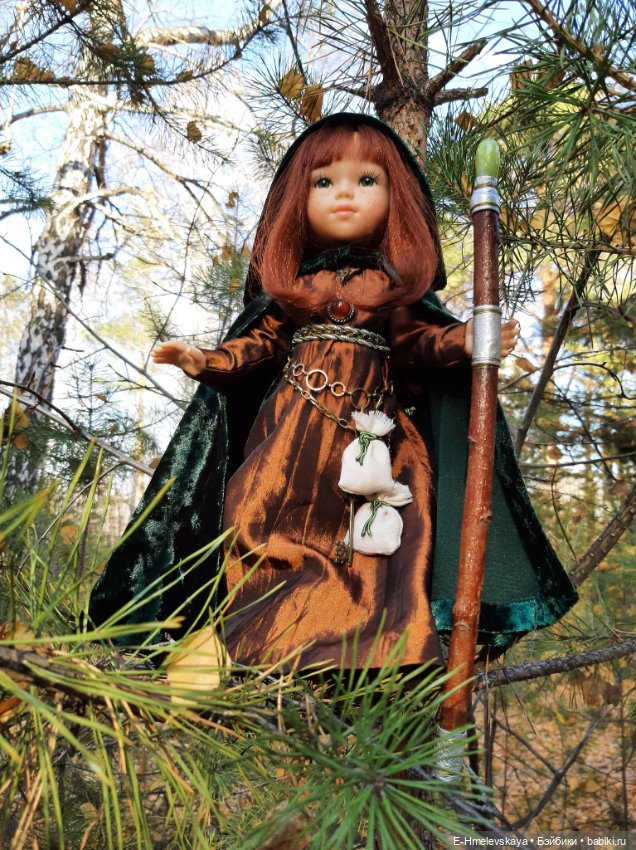 Моя кукольная нечисть. № 2 Лесная ведьма и Черная ведьма (фото 6)