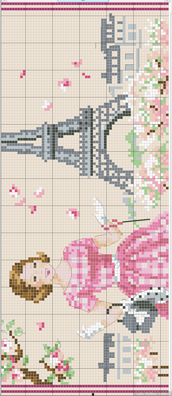 Парижанки и не только — Схемы вышивки крестом: фото узоров (фото 8)
