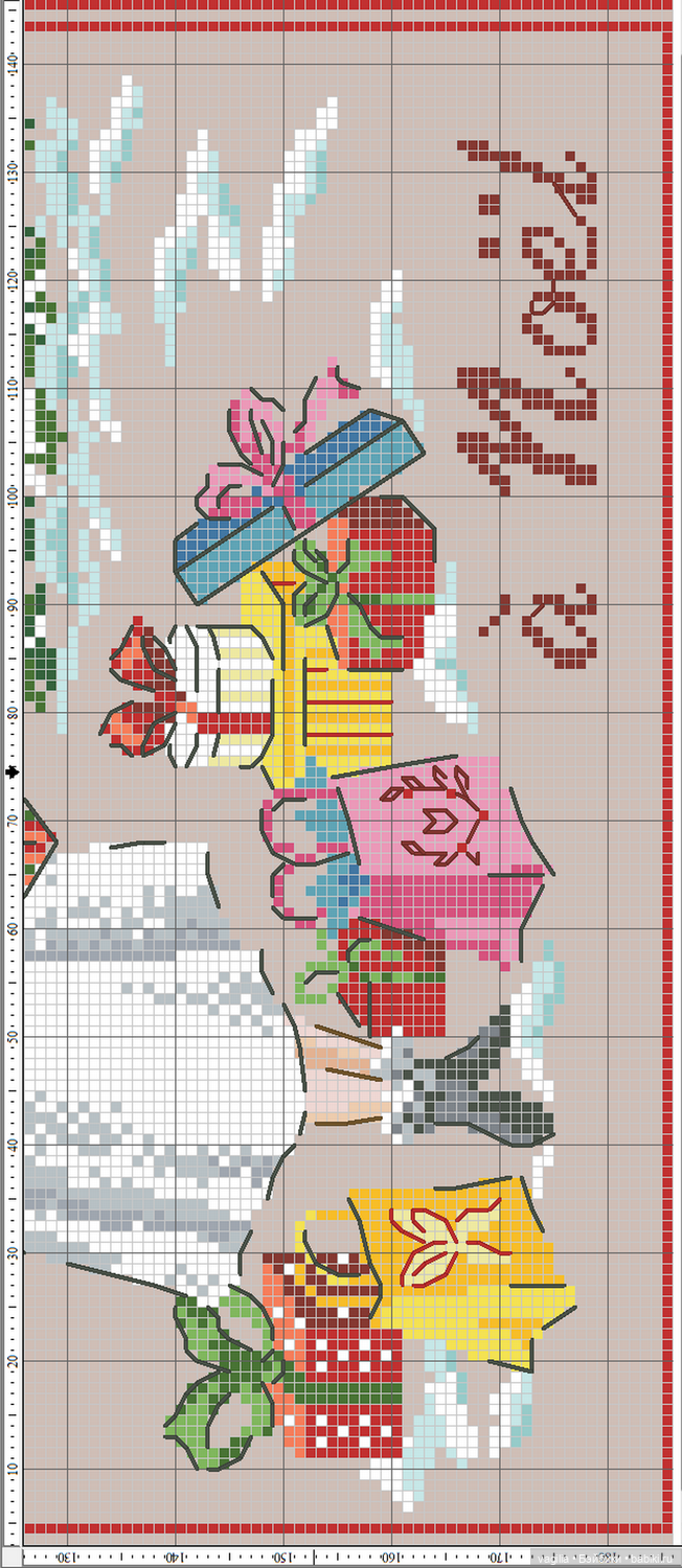 Парижанки и не только — Схемы вышивки крестом: фото узоров