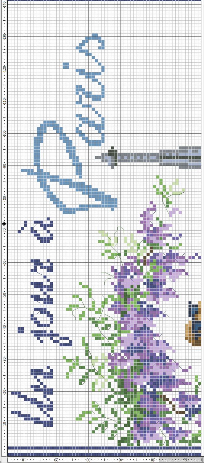 Парижанки и не только — Схемы вышивки крестом: фото узоров