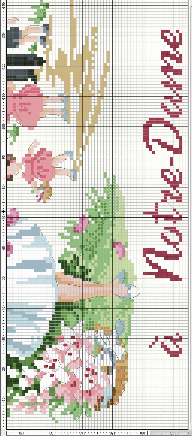 Парижанки и не только — Схемы вышивки крестом: фото узоров (фото 4)