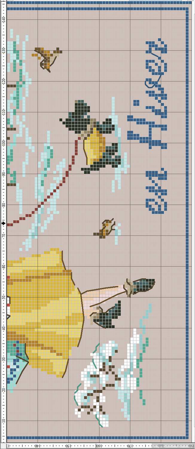 Парижанки и не только — Схемы вышивки крестом: фото узоров