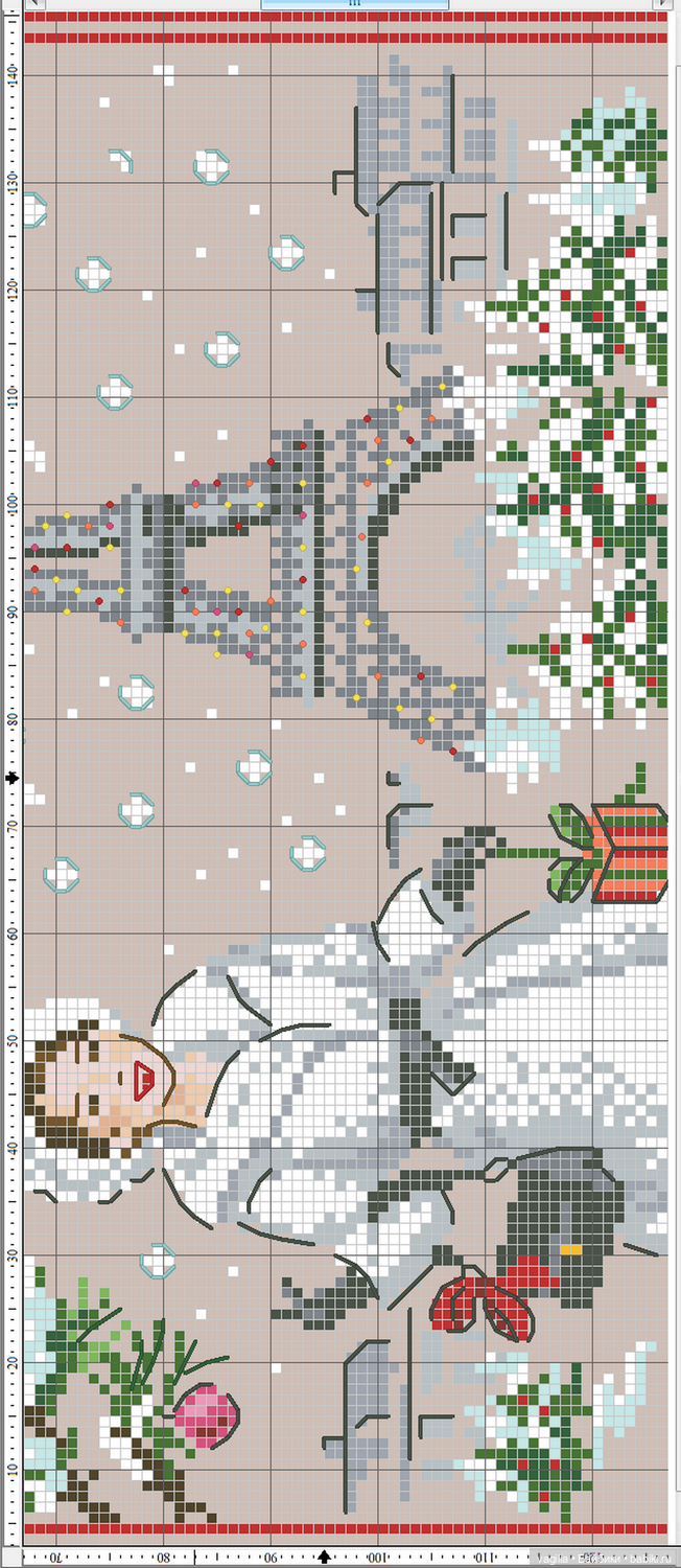 Парижанки и не только — Схемы вышивки крестом: фото узоров
