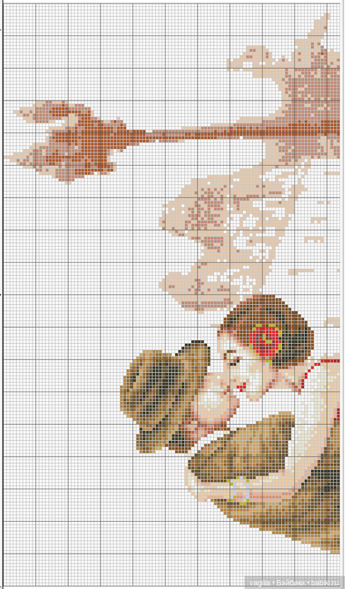 Парижанки и не только — Схемы вышивки крестом: фото узоров