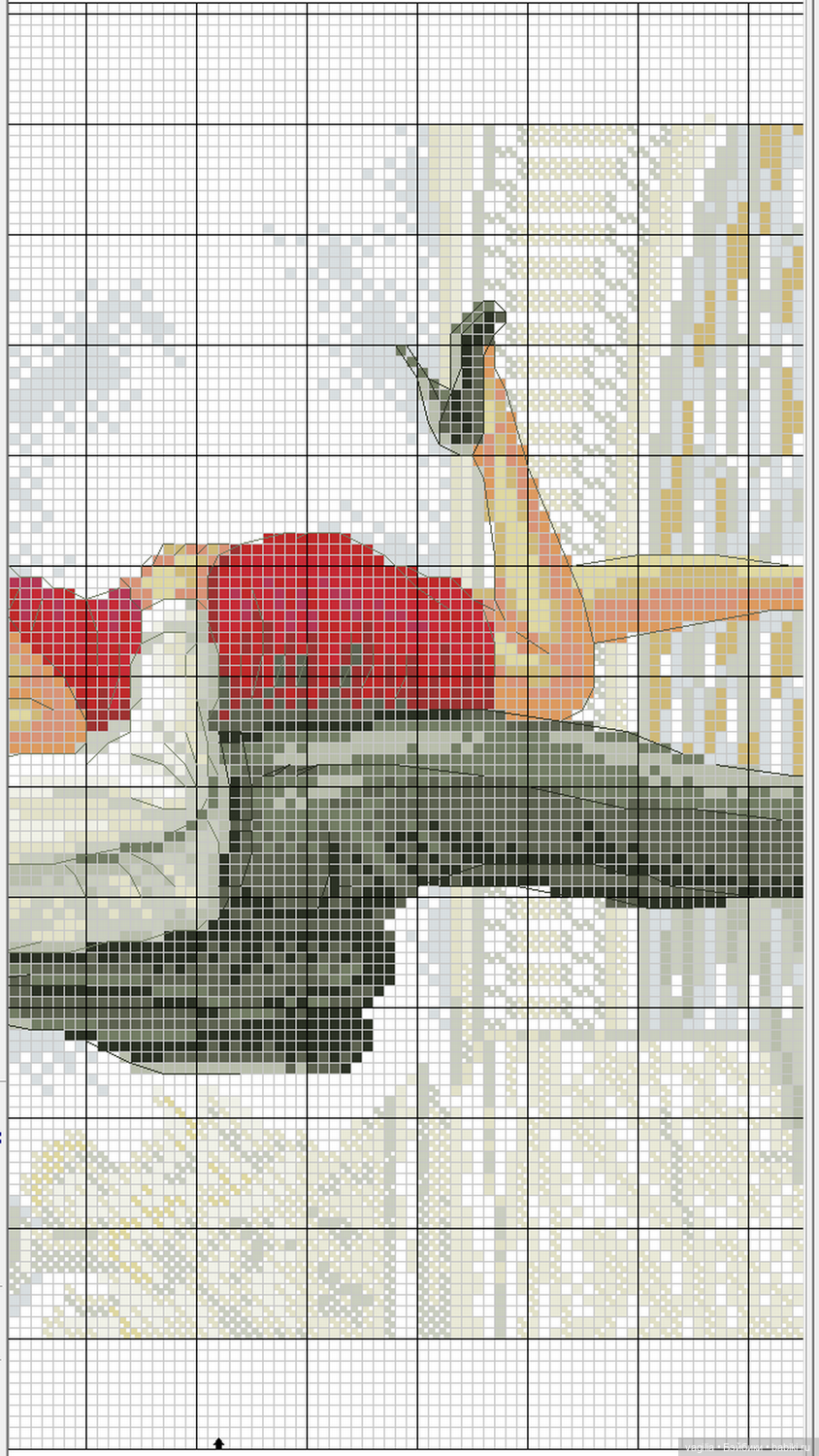 Парижанки и не только — Схемы вышивки крестом: фото узоров