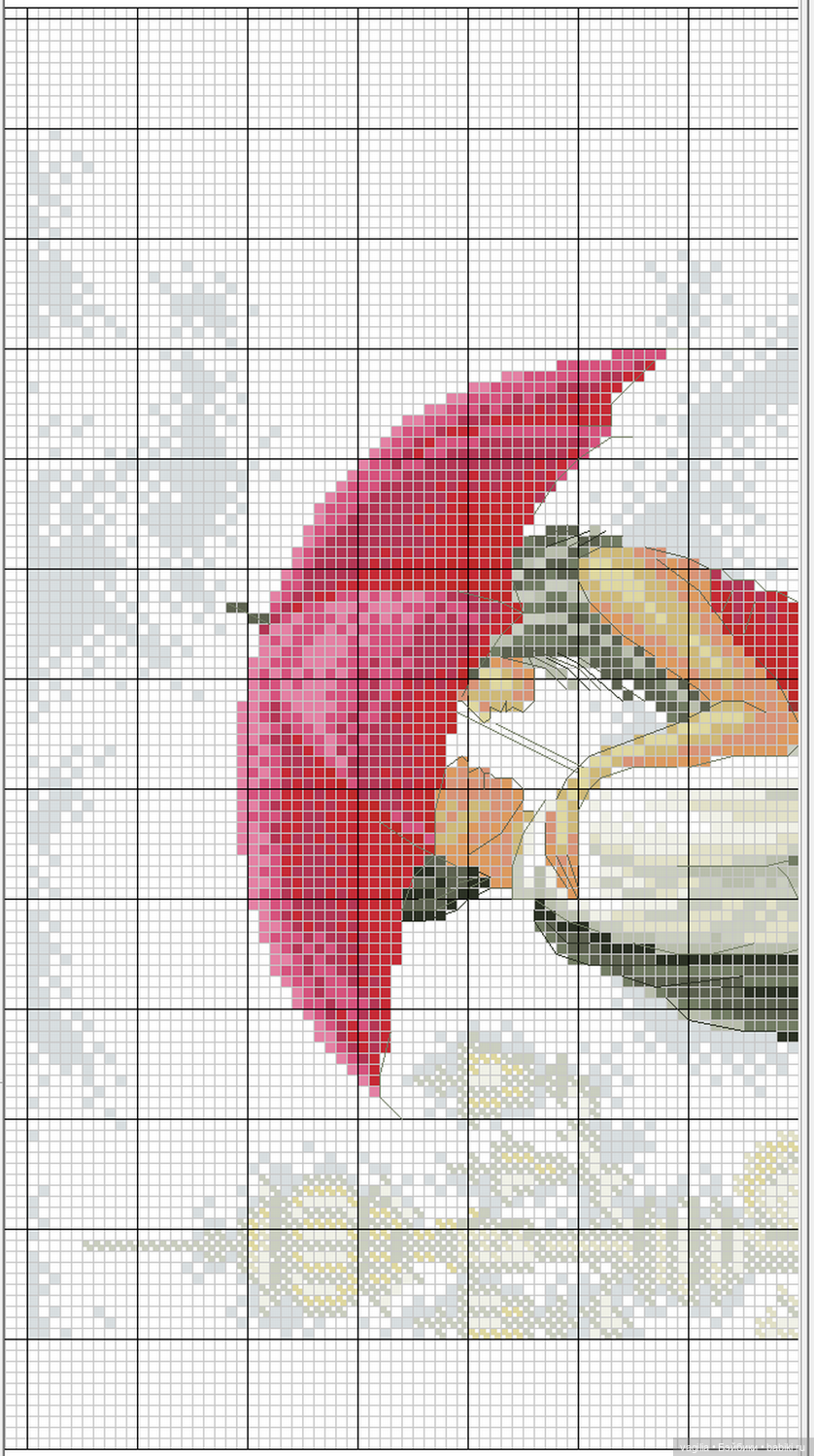 Парижанки и не только — Схемы вышивки крестом: фото узоров