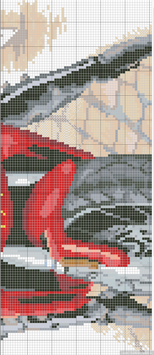 Парижанки и не только — Схемы вышивки крестом: фото узоров