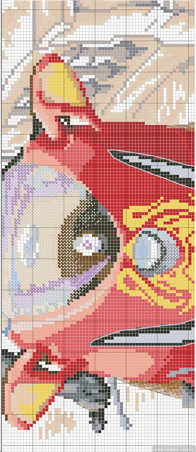Парижанки и не только — Схемы вышивки крестом: фото узоров