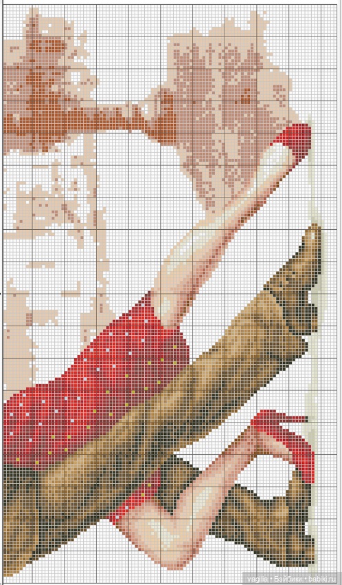 Парижанки и не только — Схемы вышивки крестом: фото узоров