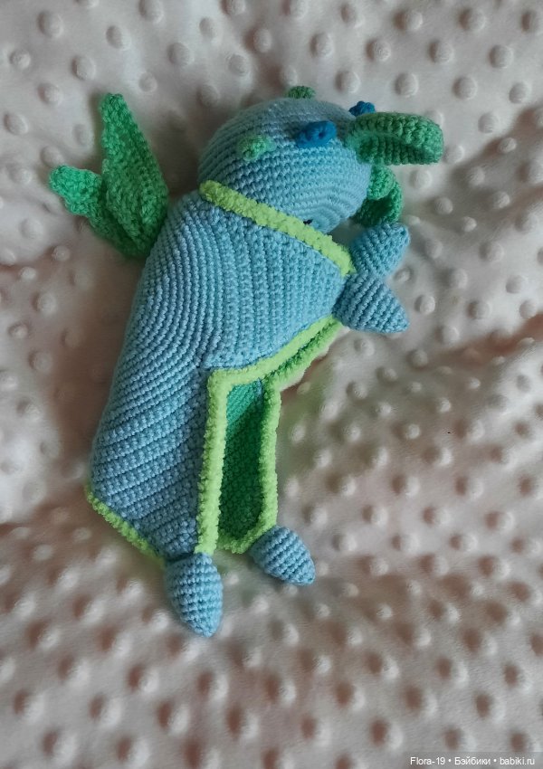 Комфортер Дракоша — Вязаные игрушки и амигуруми: крючком (фото 3)