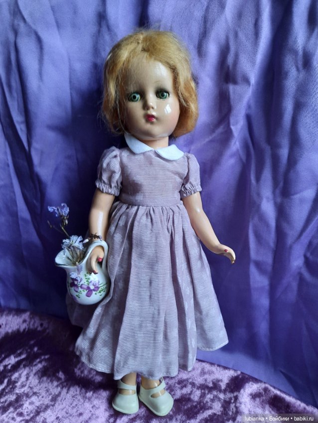 Фиалковая нежность — Винтажные куклы ГДР (Немки): Бигги (фото 5)