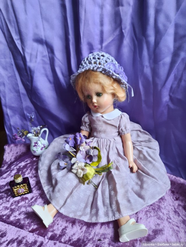 Фиалковая нежность — Винтажные куклы ГДР (Немки): Бигги (фото 4)