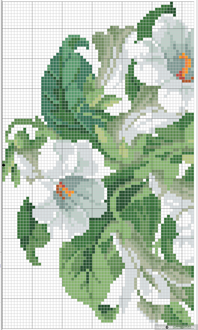 Цветы во всей красе — Схемы вышивки крестом: фото узоров (фото 6)