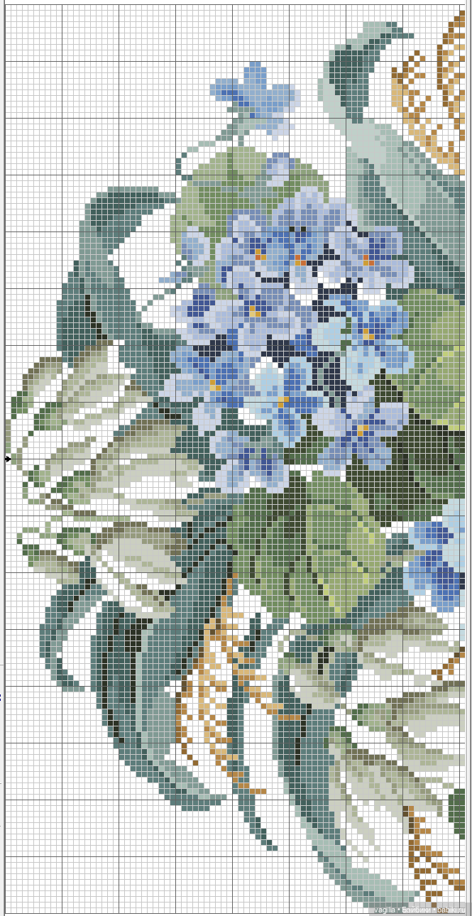 Цветы во всей красе — Схемы вышивки крестом: фото узоров