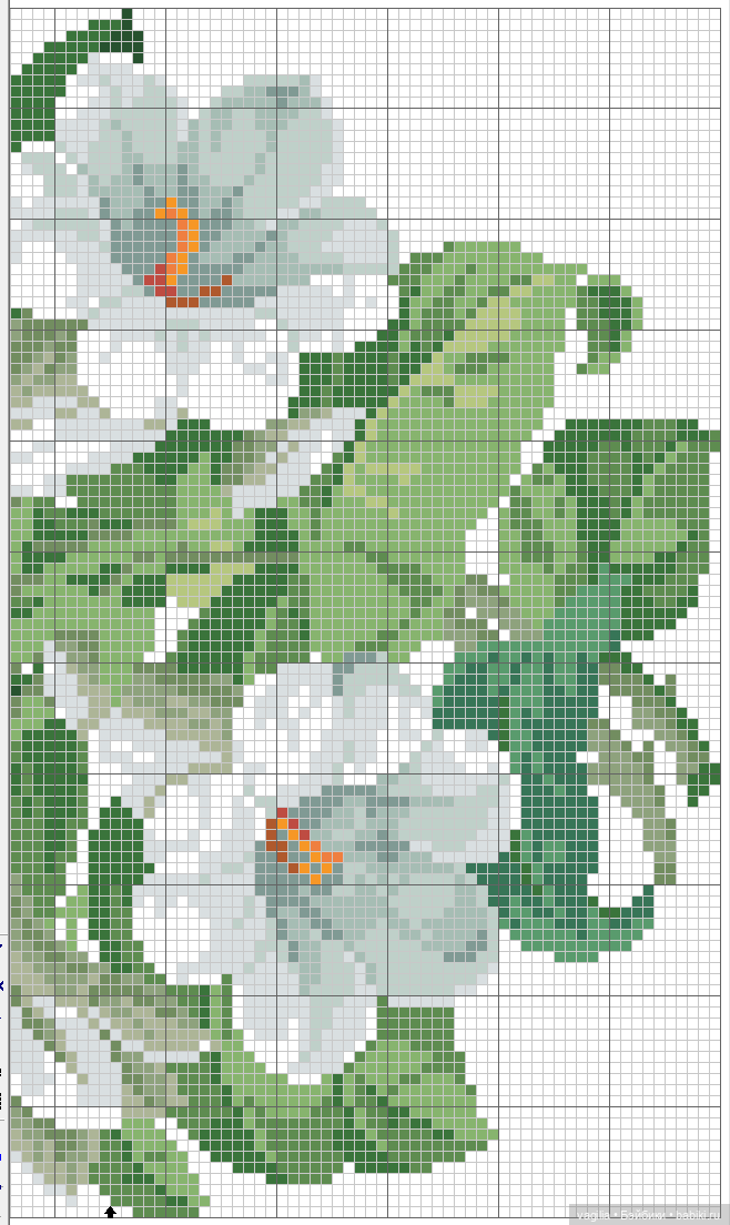 Цветы во всей красе — Схемы вышивки крестом: фото узоров (фото 7)