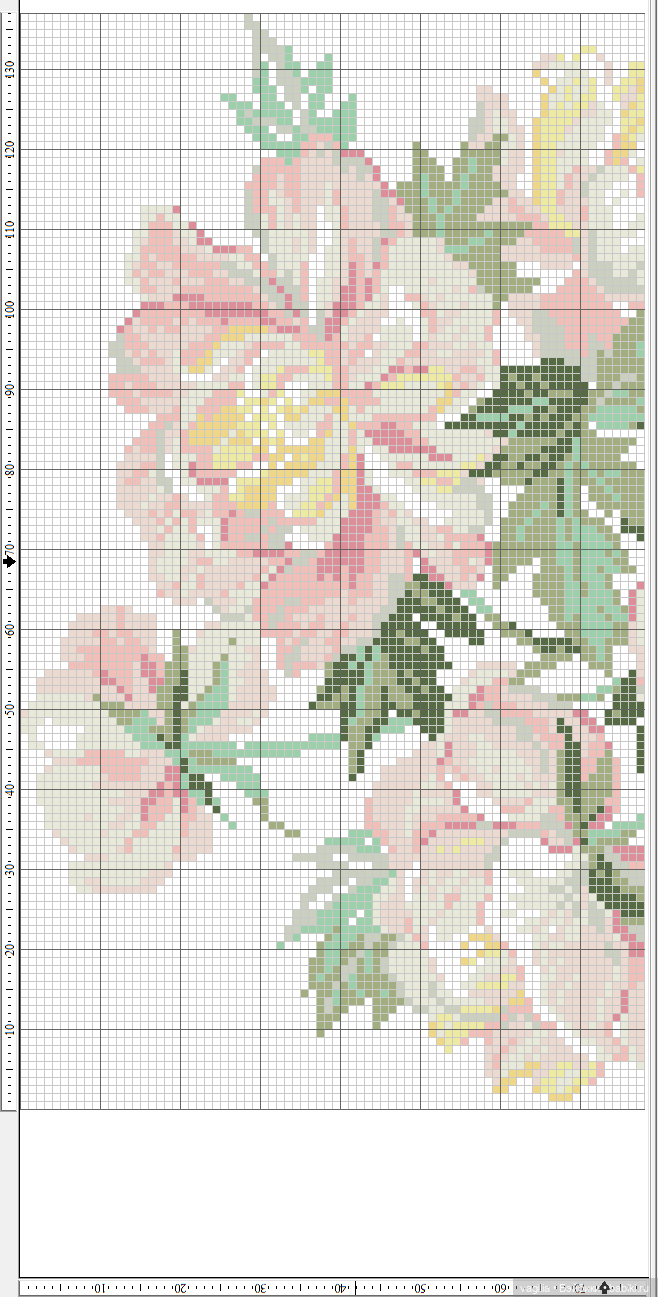 Цветы во всей красе — Схемы вышивки крестом: фото узоров