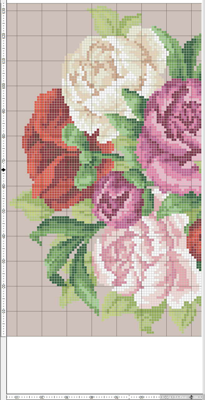 Цветы во всей красе — Схемы вышивки крестом: фото узоров (фото 10)