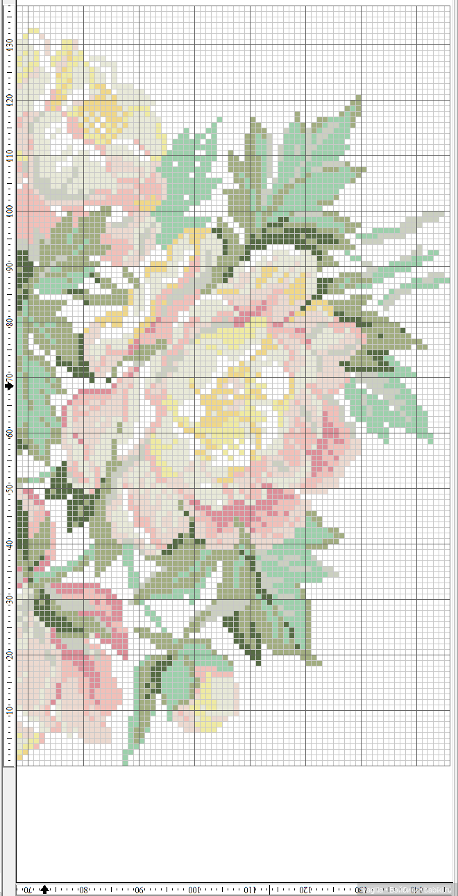 Цветы во всей красе — Схемы вышивки крестом: фото узоров