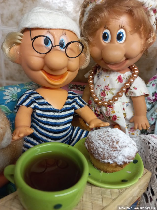 "Веселые картинки". Чай с кексиками
