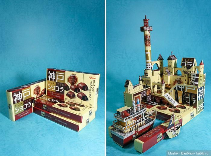 Фигурки из коробок от японского художника Harukiru (фото 8)